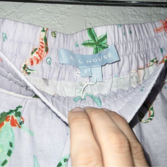 NWT Hill House Purple The Skylar Pant Sea Creatures Size Small - Picture 6 of 10